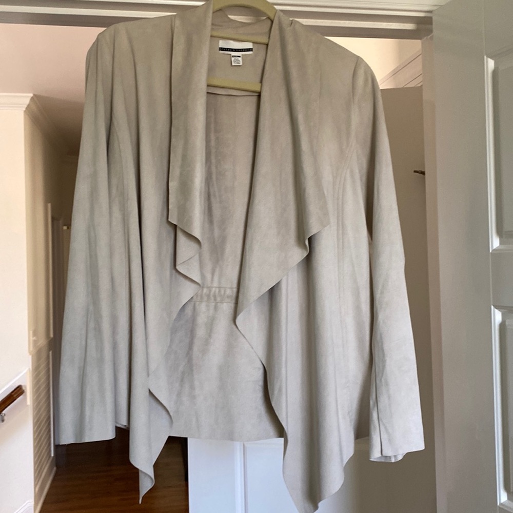 Faux Suede Jacket